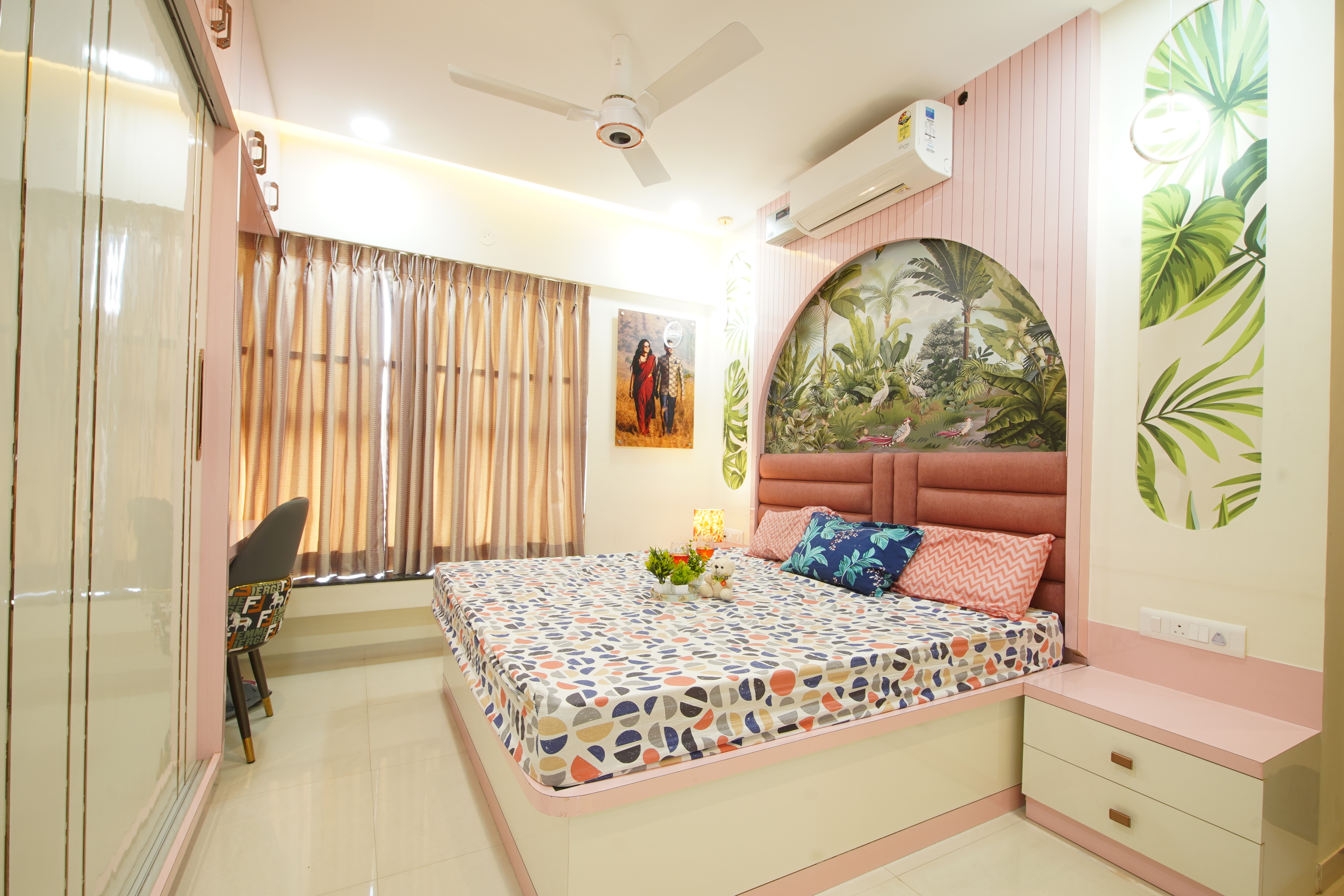Ravi Residence master bedroom interior